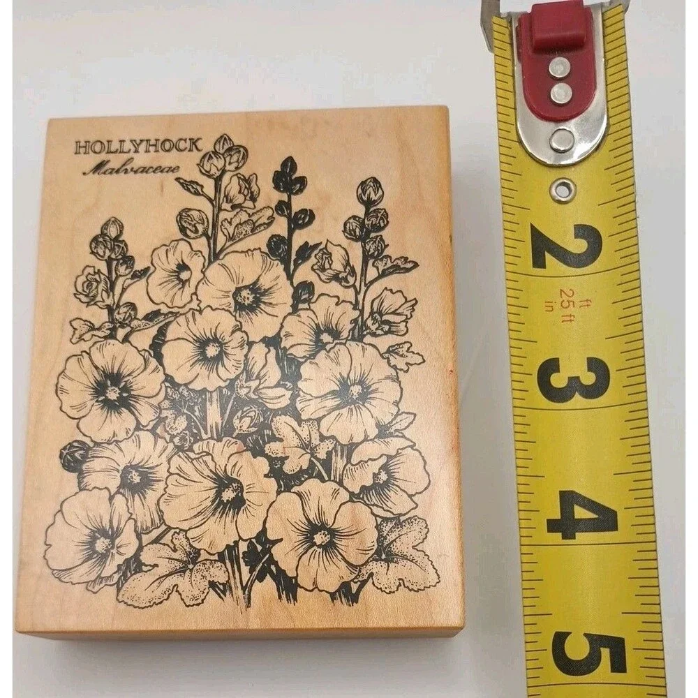 VTG 1997 PSX HOLLYHOCK BOTANICAL FLOWERS K-2201 5